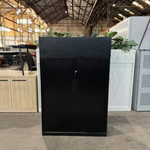 Dexion Tambour Storage Cabinet with Planter Box