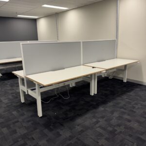 Pod of 2 Electric Sit/Stand Workstations